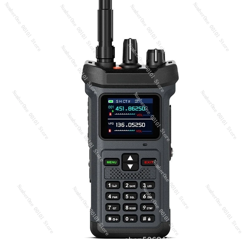 GX8500 20W Dual Band Long Range Walkie Talkie 5800mAh Reverse Charging Noise Reduction Flashlight Frequency Copy Two Way