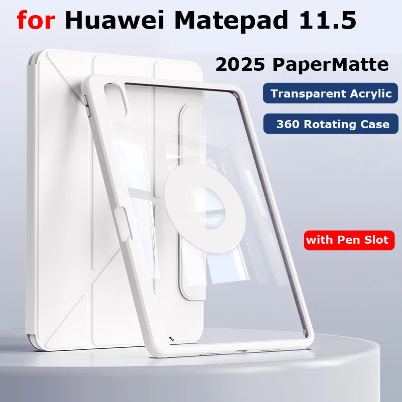 

Чехол с магнитной присоской для Huawei Matepad 11,5 дюймов 2025 PaperMatte Edition SE 11 2024 11 Air 11,5 11 S, чехол с слотом для карандашей