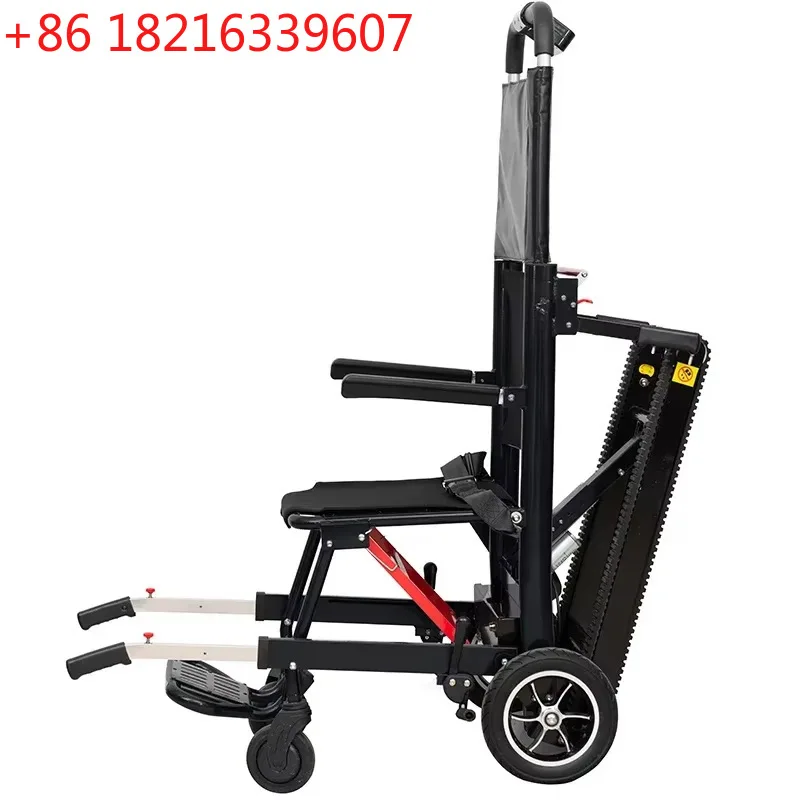 YAO Electric Stair Climbing Wheelchair Small, Lightweight, Foldable Wheelchair for Elderly Persons with Disabilities