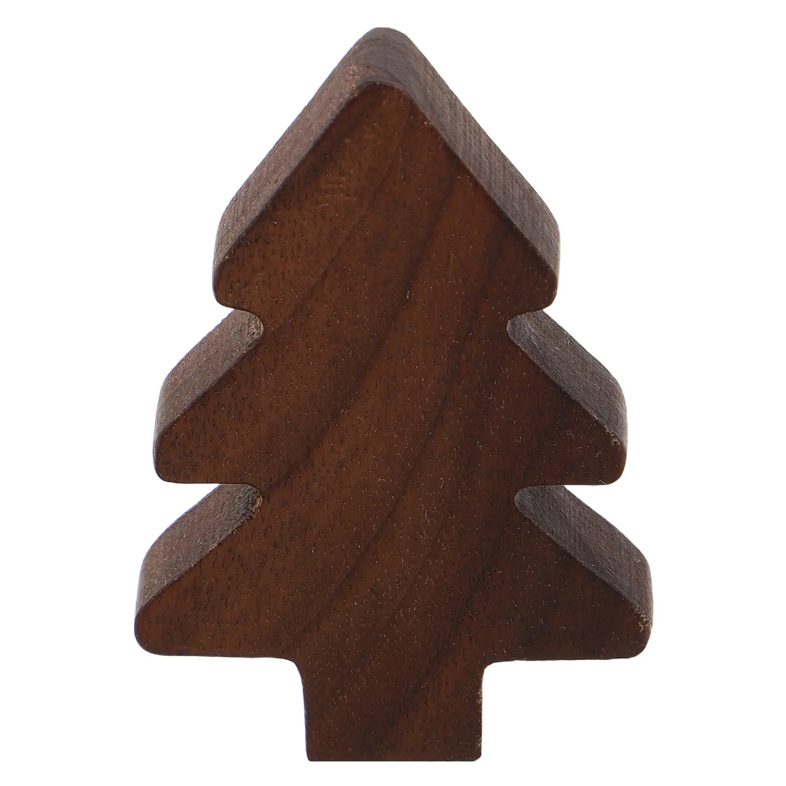 Christmas Tree Wooden Cabinet Knobs Decorative Drawer Pull Handles Cute Dresser Pulls For Furniture Holiday Home Decor