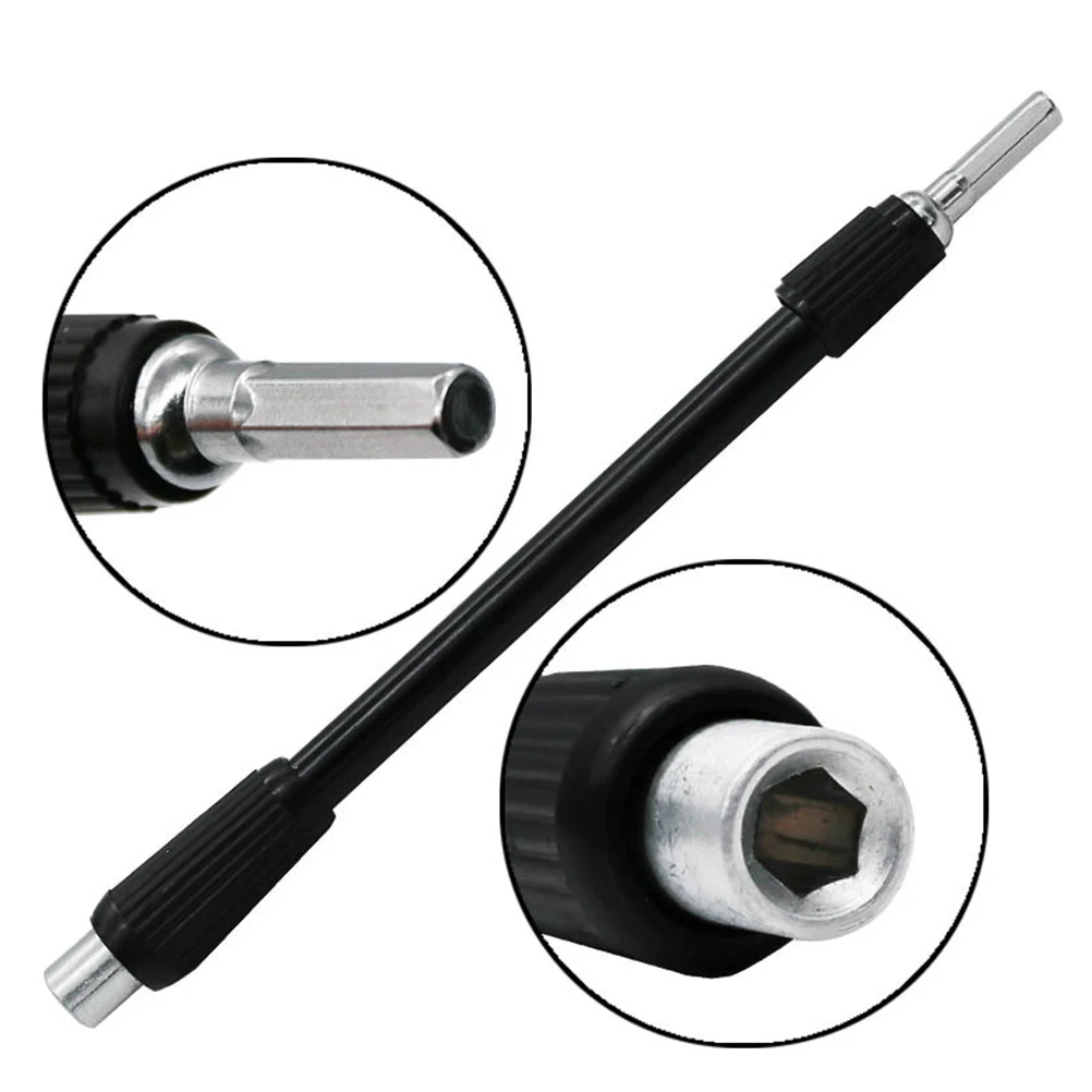 

3pcs 129Mm Flexible Extension Shaft Screwdriver Bit Holder Drill Adapter For Electric Tools Durable Soft Small Easy Use