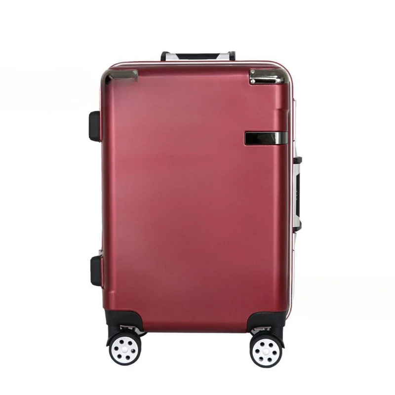 Valise à Roulettes avec Cadre en Aluminium et Angle Couvert de Métal, Valise de Cabine et de Voyage pour Homme et Femme