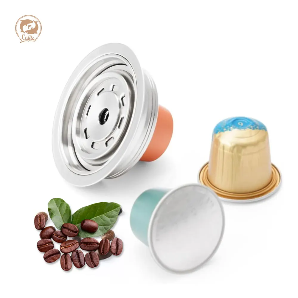 

Reusable Coffee Pod Adapter Fit Delonghi ENV135 VertuoLine GCA1 with Nespresso Pod Stainless Steel Converter forVertuoNext&POP
