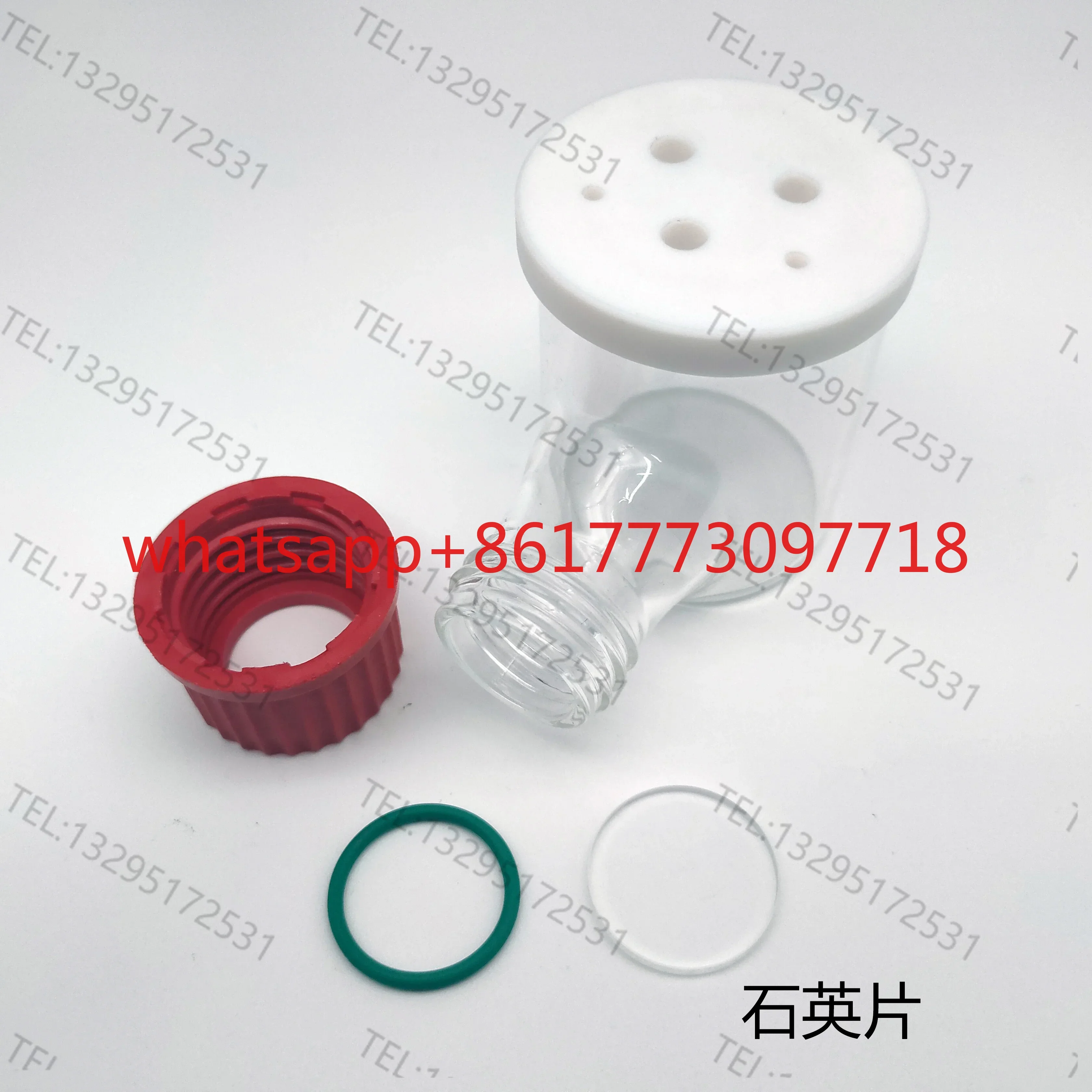 Optical Electrolytic Cell Sealed Three-electrode Quartz Window 50ml Electrochemical Experimental Electrolysis