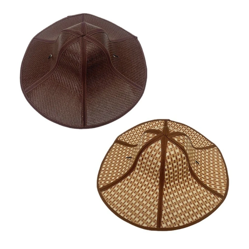 

Summer Fisherman Hat Girl Vacation Straw Weaving Hat Anti-Uv Foldable Sun Hat