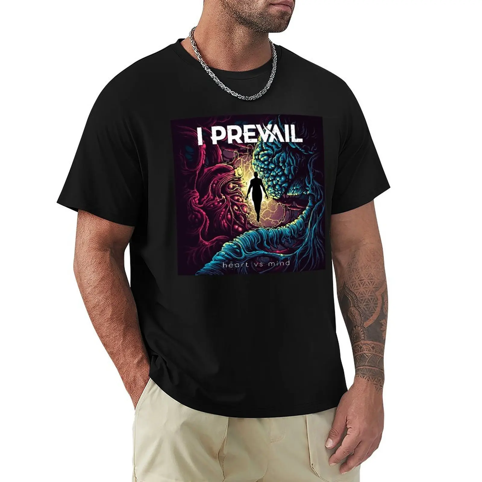 

I prevail heart vs mind T-Shirt Functional Casual Short Sleeve Tee