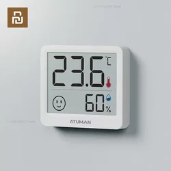 Youpin DUKA Atuman 2.5inch Large LCD Electronic Digital Temperature Humidity Meter Indoor Thermometer Hygrometer Weather Sensor