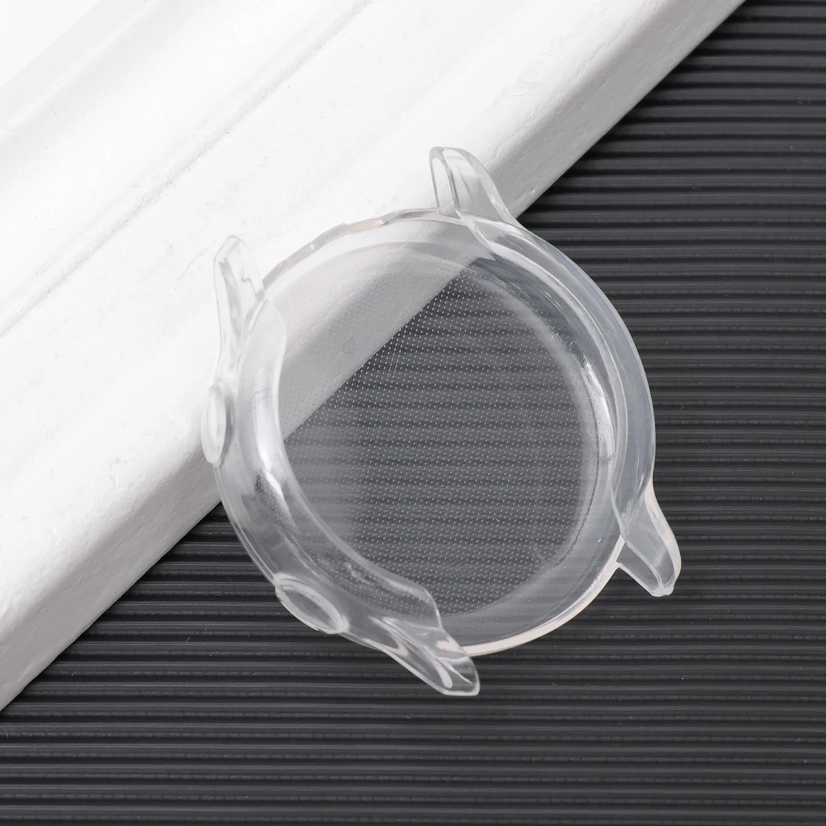 Watch Protective Case Silicone Watch Protective Shell Compatible for Galaxy Watch Active (Full Cover Transparent White)