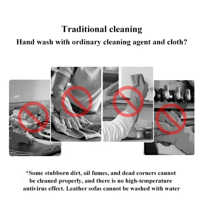 Household Steam Cleaning Machine, Portable High-pressure Steam Cleaning Machine, Kitchen Decontamination Cleaning Machine