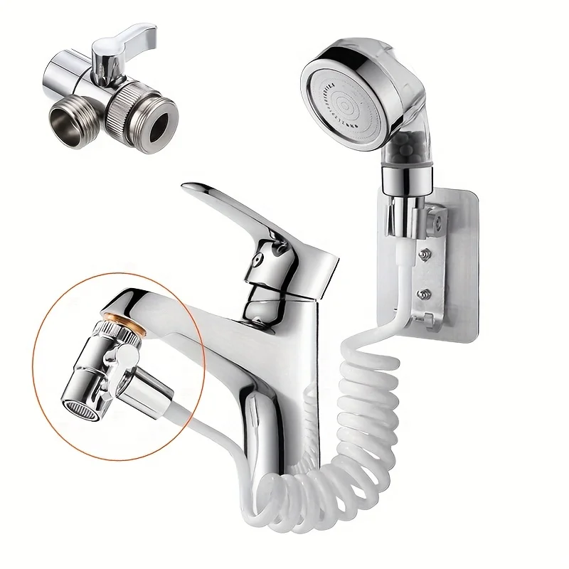 Faucet Switch Adapter Kitchen Sink Splitter Diverter Valve Water Tap Connector For Toilet Bidet Shower Bathroom Accessories