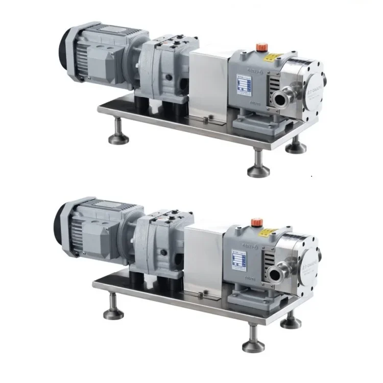 

KDZ Wholesale High Quality Horizontal Electric 3 kw Sanitary Stainless Steel Chocolate Rotary Lobe Pump