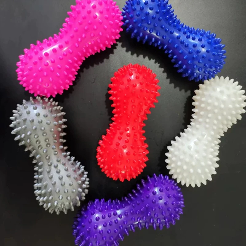 1PCS Peanut Massage Spiky Ball Training Muscle Pain Stress Foot Massager Relaxation Myofascial Balls For Plantar Massage Tools