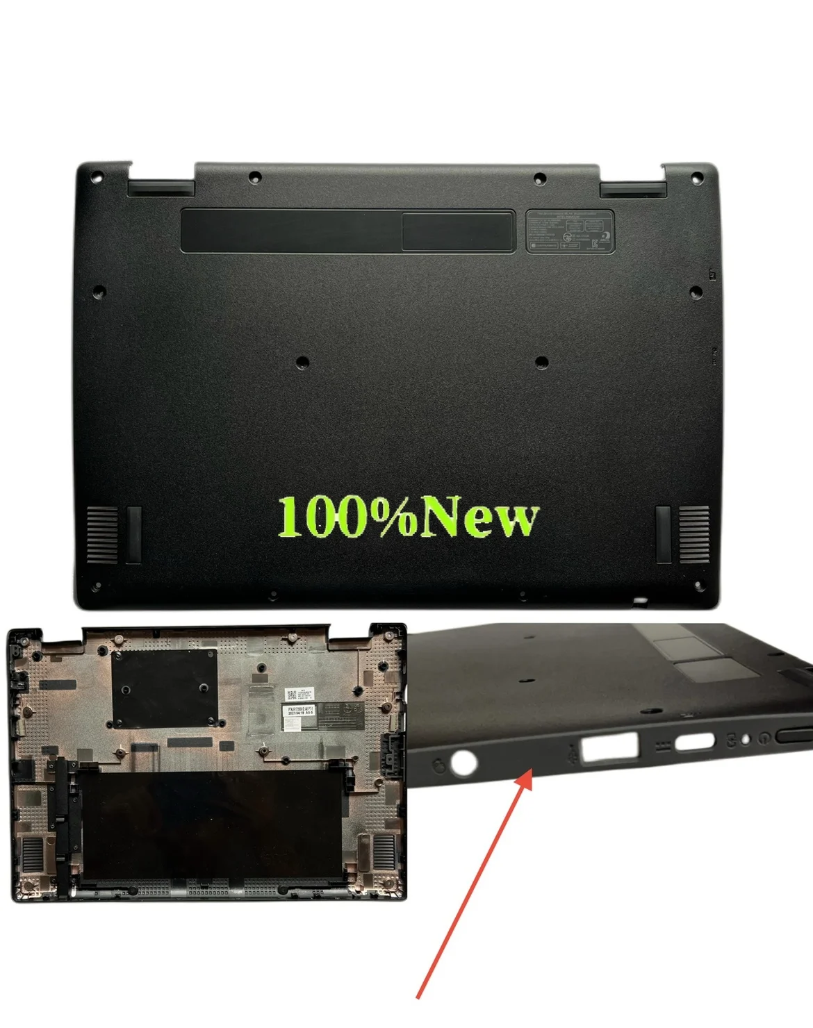 Imagem -04 - Tela do Portátil Moldura Superior para Acer Chromebook Palm Rest Case Tampa Inferior R752 R752t N18q6 Novo