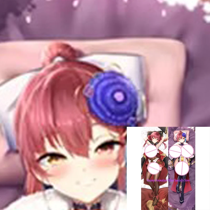 

Dakimakura Anime Houshou Marine Double-sided Print Life-size Game Pillow Cover Bedding Gifts