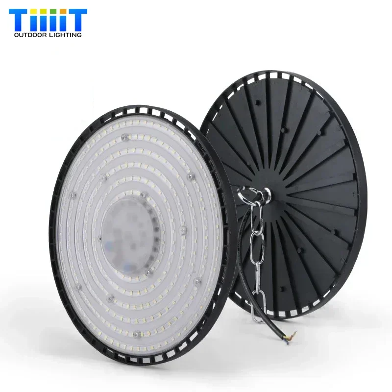 UFO LED 220V High Bay Light 100W ~ 200W ธุรกิจสนามกีฬาโกดังโรงรถ Super Bright อุตสาหกรรม Mining LIGHT