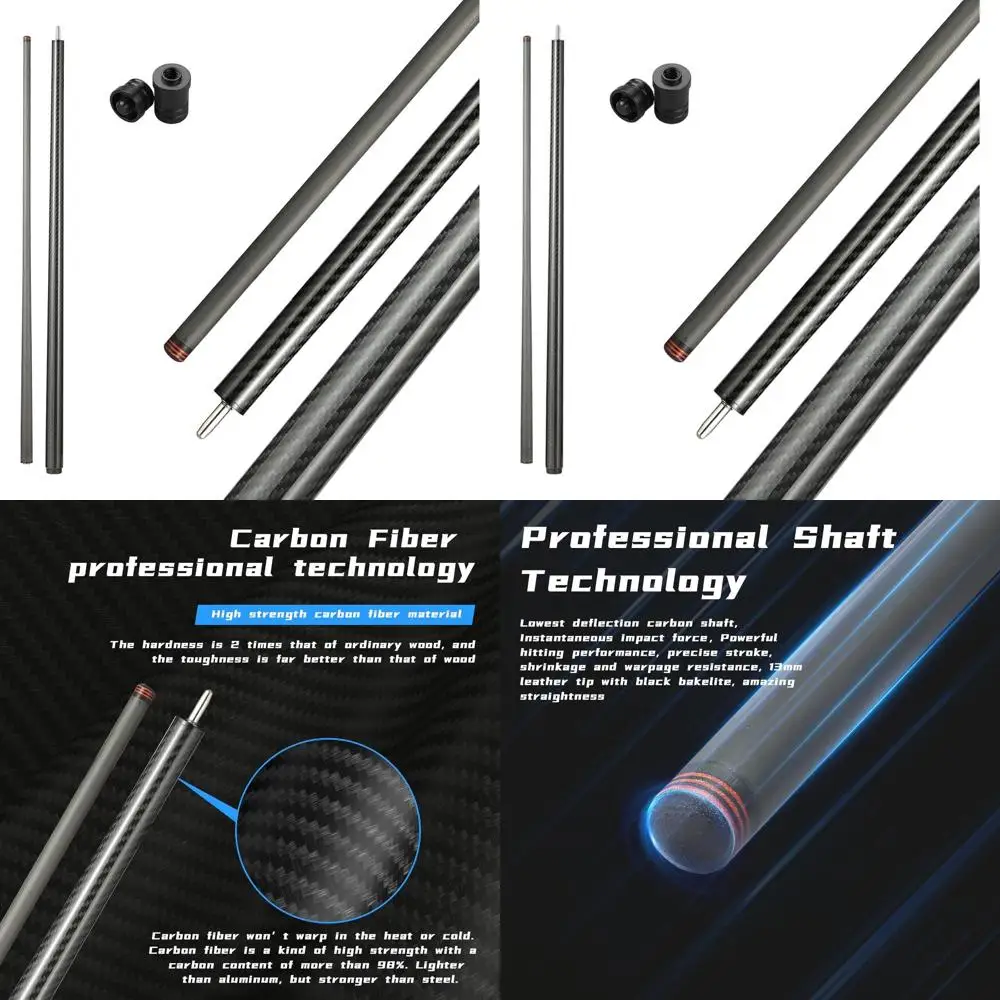 

Carbon Fiber Billiard Cue Stick: Premium Pool Cue with Carbon Fiber Design