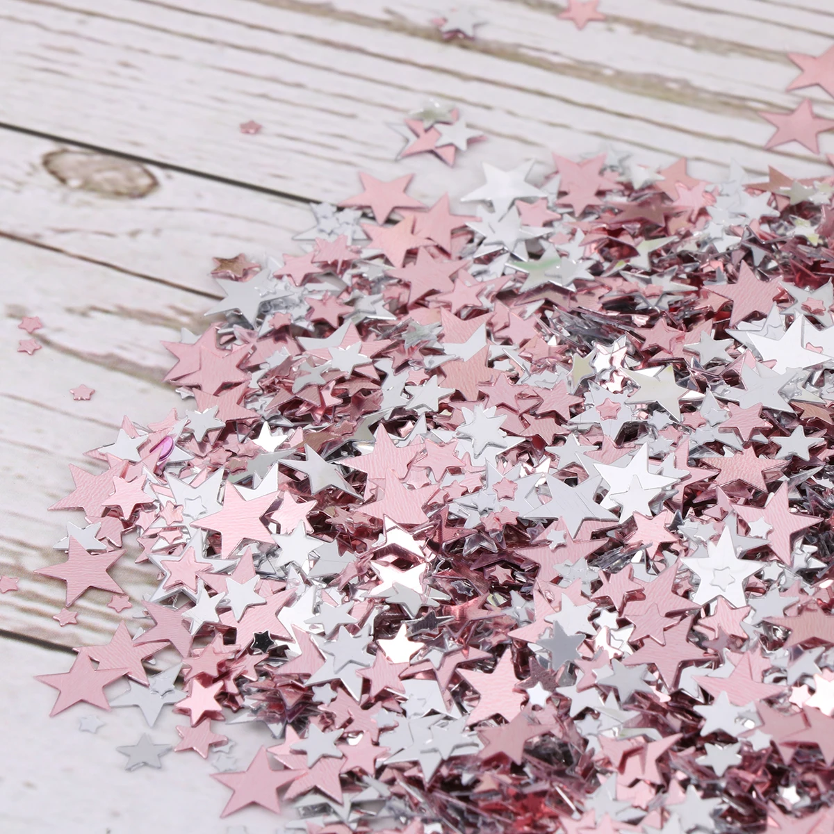 

1 Pack 3Mm 6Mm 10Mm Mixed Pentagram Glitter Rose Gold Silver Wedding Party Festival Table Decorations Diy Crafts Fillers Star