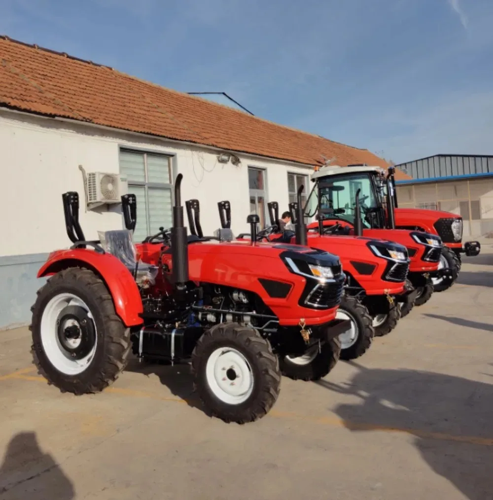 For Sale 4WD 50hp Agricultural Four-stroke Diesel Compact Tractor, Available with Various Attachments.