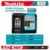 Original 18V Makita DC18RC-LED lithium-ion battery  14.4V 3A charger, for  Makita  BL1850, BL1840, BL1830,electric tool chargers