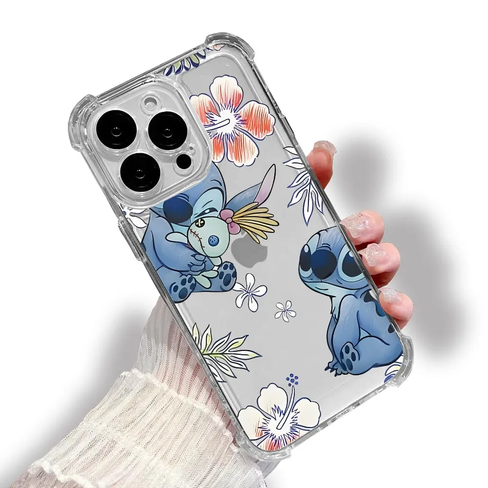 حافظة لهاتف آيفون 17 16e 16 15 14 13 12 11 Mini Air Pro Max X XR XSMax 7 8 Plus غطاء مضاد للسقوط