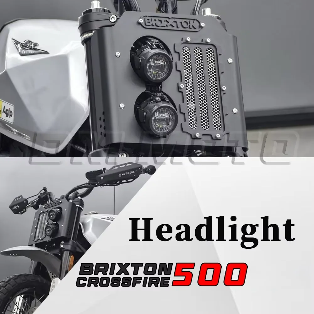 For BRIXTON CROSSFIRE 500 500 brixton crossfire motorcycle headlight assembly lens high and low beam style headlight gk500