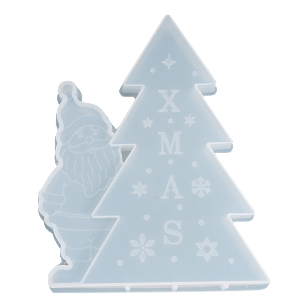 

Силиконовая форма для рождественской елки, высокая прозрачность, легко чистится, поделки своими руками, рождественские украшения, ювелирные аксессуары, детали