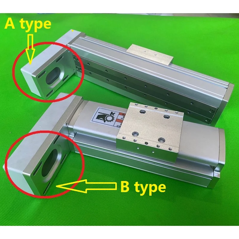 The fold type for 75 wide fully enclosed linear guide rail slide table(Bending plate ONLY as indicated by the red circle)