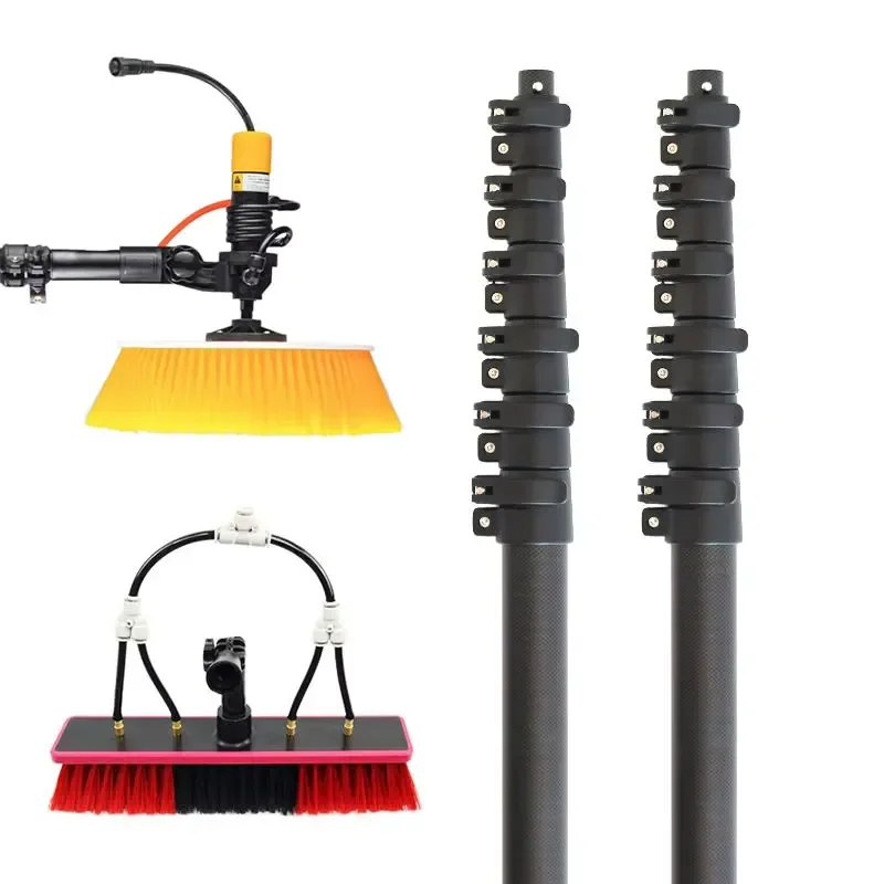 TLL Eco-Friendly Carbon Fiber Telescopic Pole Non-Toxic Safe Design for Fruit Picking Boat Towing Window Cleaning