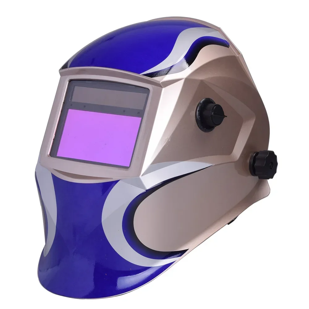 HAOJIAYI Solar Auto Darkening Adjustable Range 4/9-13 MIG MMA Electric Welding Mask Helmet Welding Lens for Welding Machine