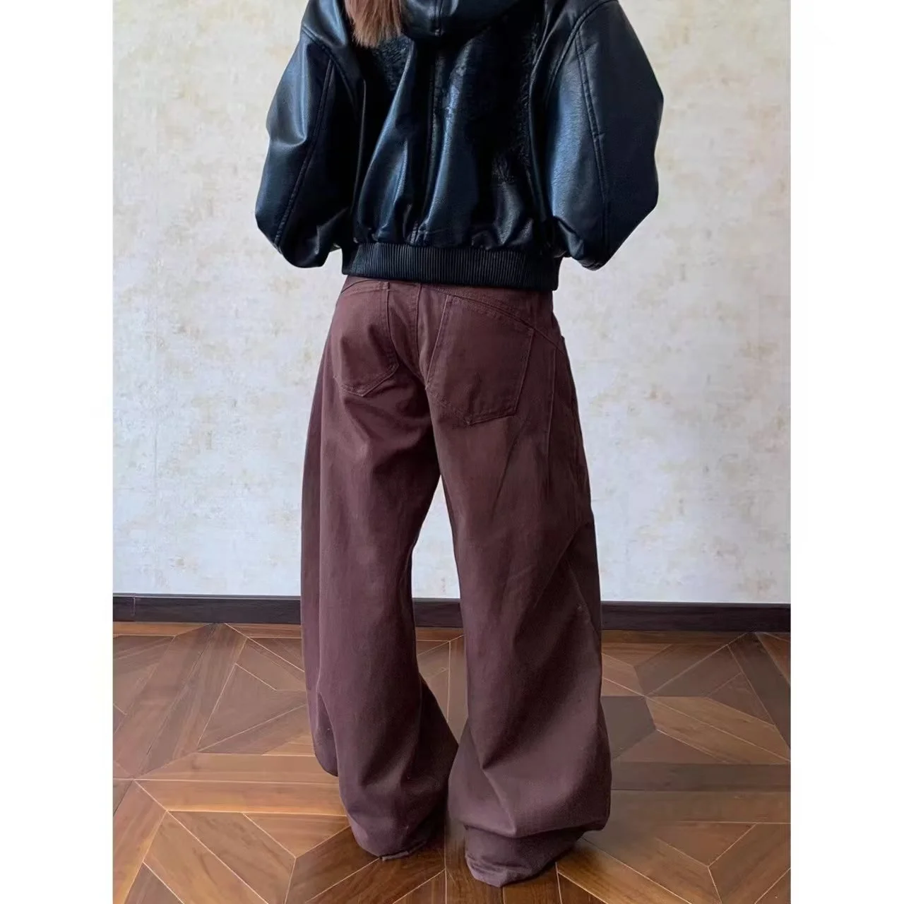 Pantalon cimaire femme pour femme Baggy Style américain été Modal aéré surdimensionné Cargo extérieur décontracté jambes larges cordons