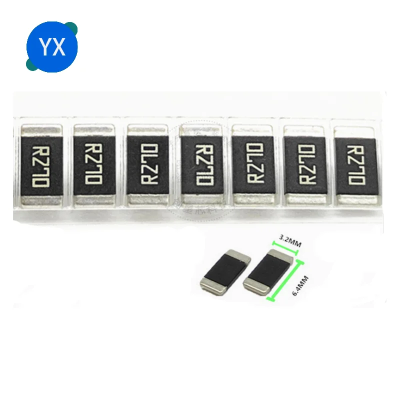 50PCS 2512 SMD Alloy Resistor Sampling Resistor 1% 2W 0.01MR 0.05MR 1MR 2MR 3MR 5MR 10MR 20MR 30MR 50MR 100MR 200MR 300MR 500MR