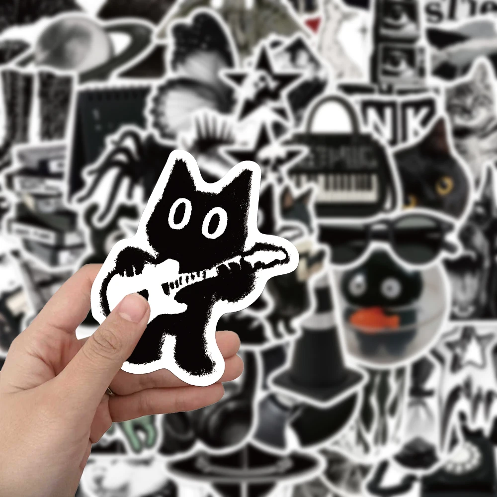 50PCS Creative Grunge Garbage Rock Stickers Exquisite DIY Phone Cases, Water Cups, Notebook Personalized Stickers