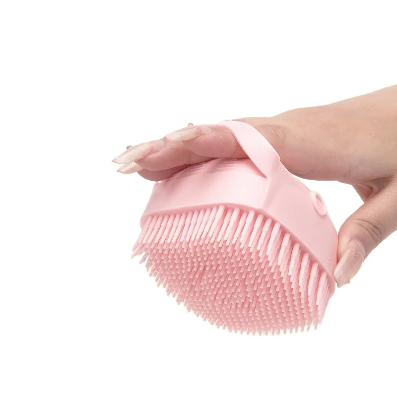 For pet dog bath brush cat bath artifact silicone massage brush for puppy rub  supplies