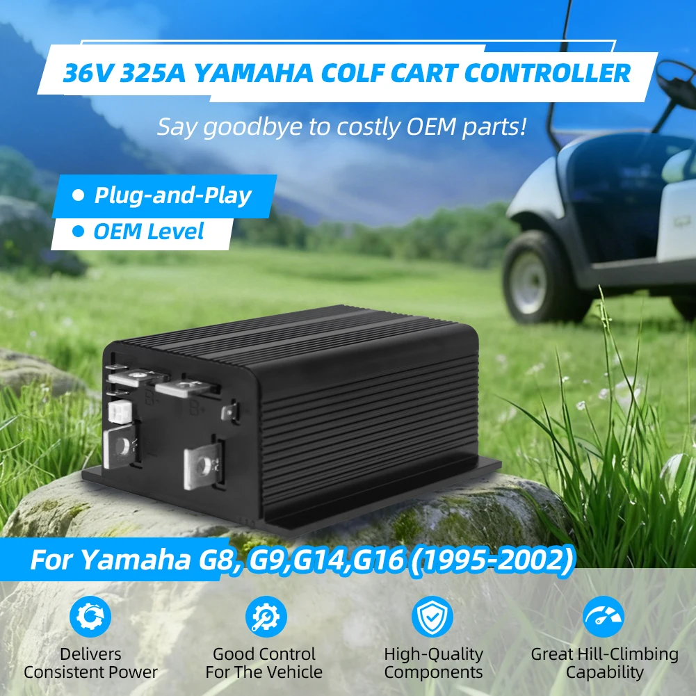 36V 325A Motor Speed Controller for Curtis Yamaha G8 G9 G14 G16 Golf Cart 1995-2002 Replace JF3-86510-11-00 JN4-86510-01-00