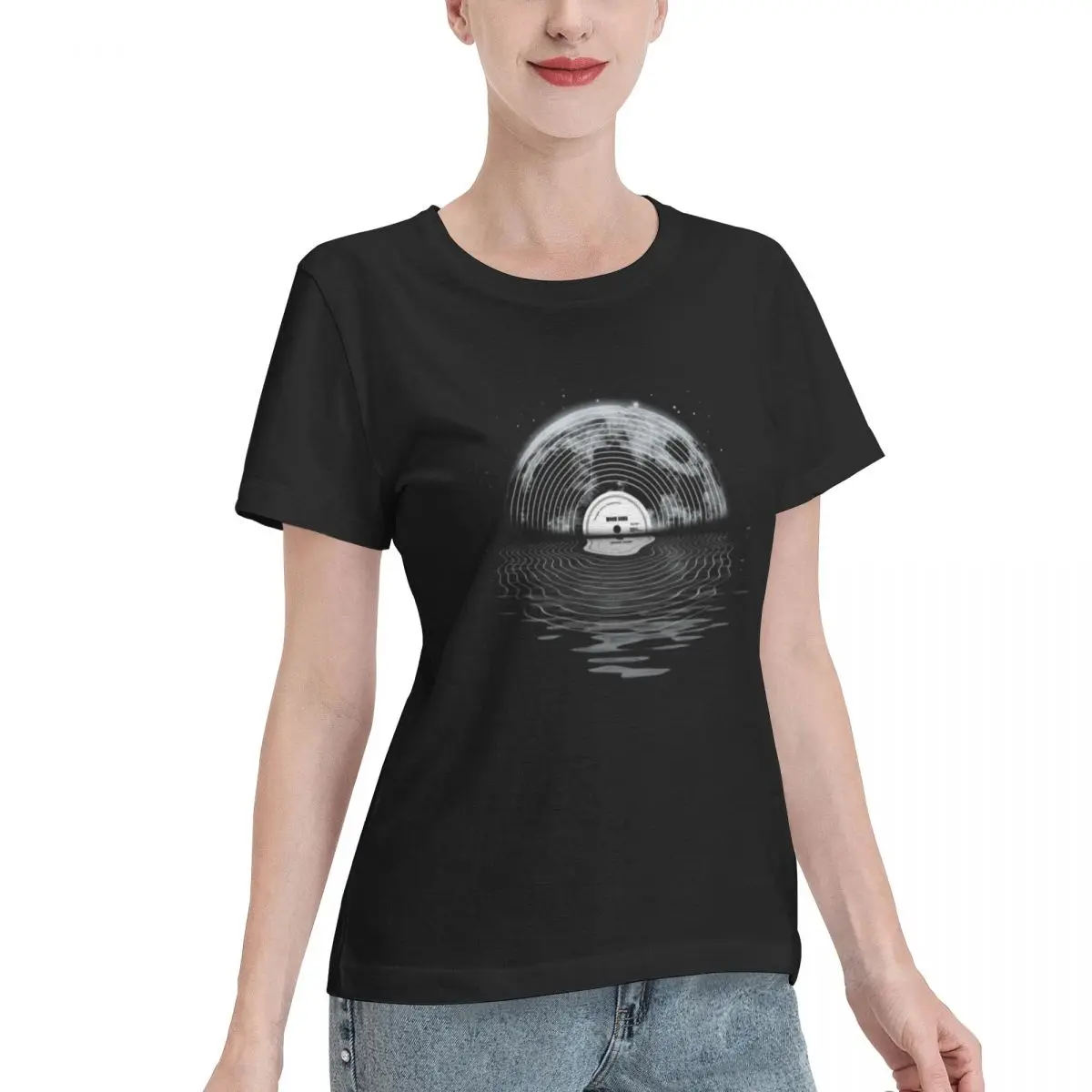 Wardrobe Filler Moon Song Women's T-shirt Shopping Blank T Shirt