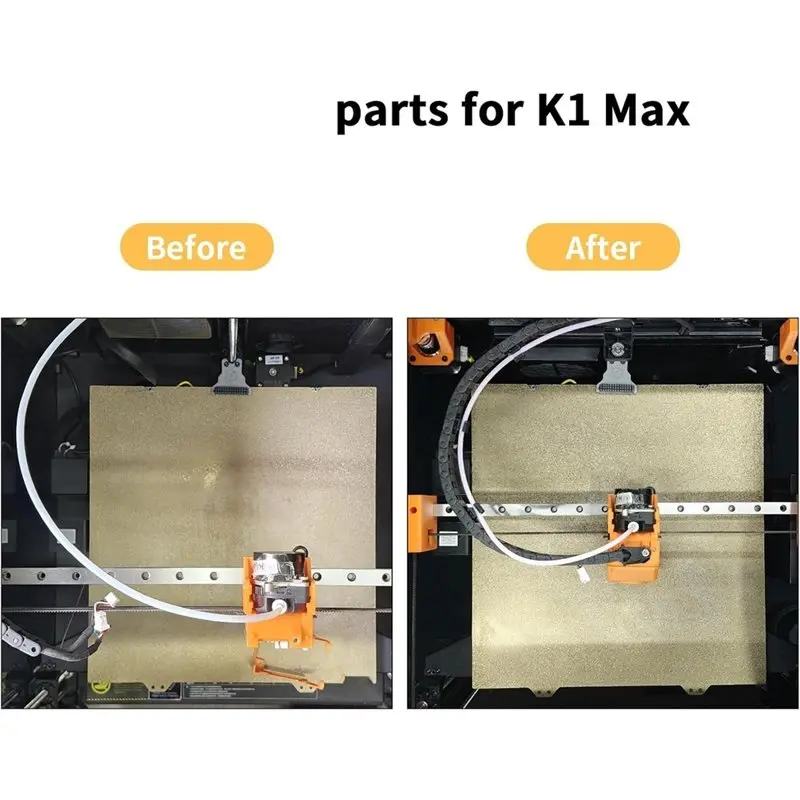 ABLN-Drag Chain And Filament Runout Sensor For K1 Max CNC Machine - Essential Upgrade