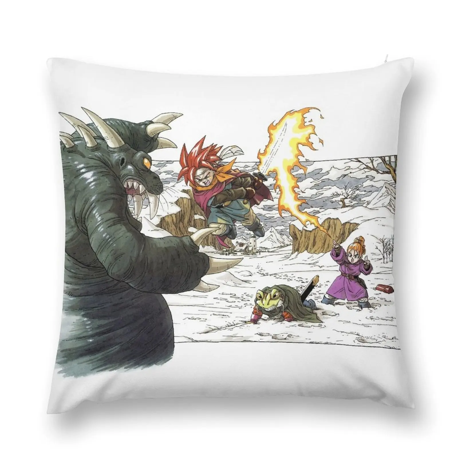 Chrono Trigger Throw Pillow Sofa Covers For Living Room Custom Cushion pillow