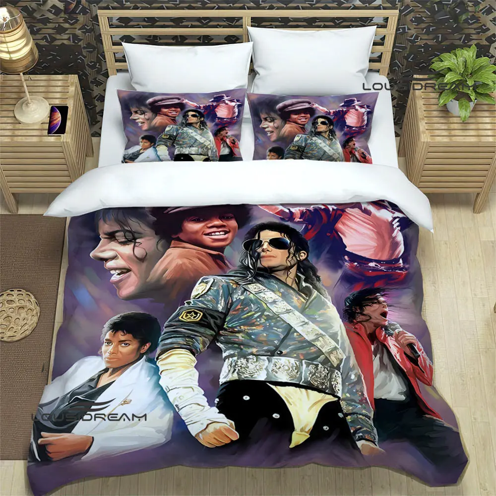 Michael Jackson set di biancheria da letto stampati set di forniture per il letto squisito copripiumino set di biancheria da letto set di biancheria