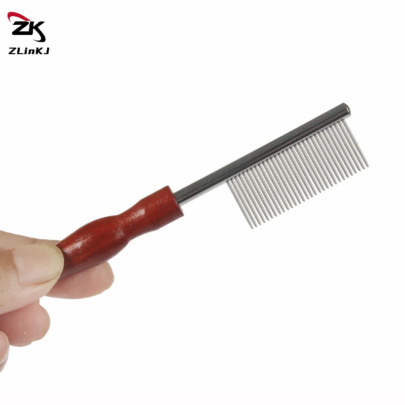 (ZYDD01) 1 pz Gentleman Barber Styling Pettine in metallo Acciaio inossidabile Uomo Barba Pettine Baffi Cura Strumento per modellare