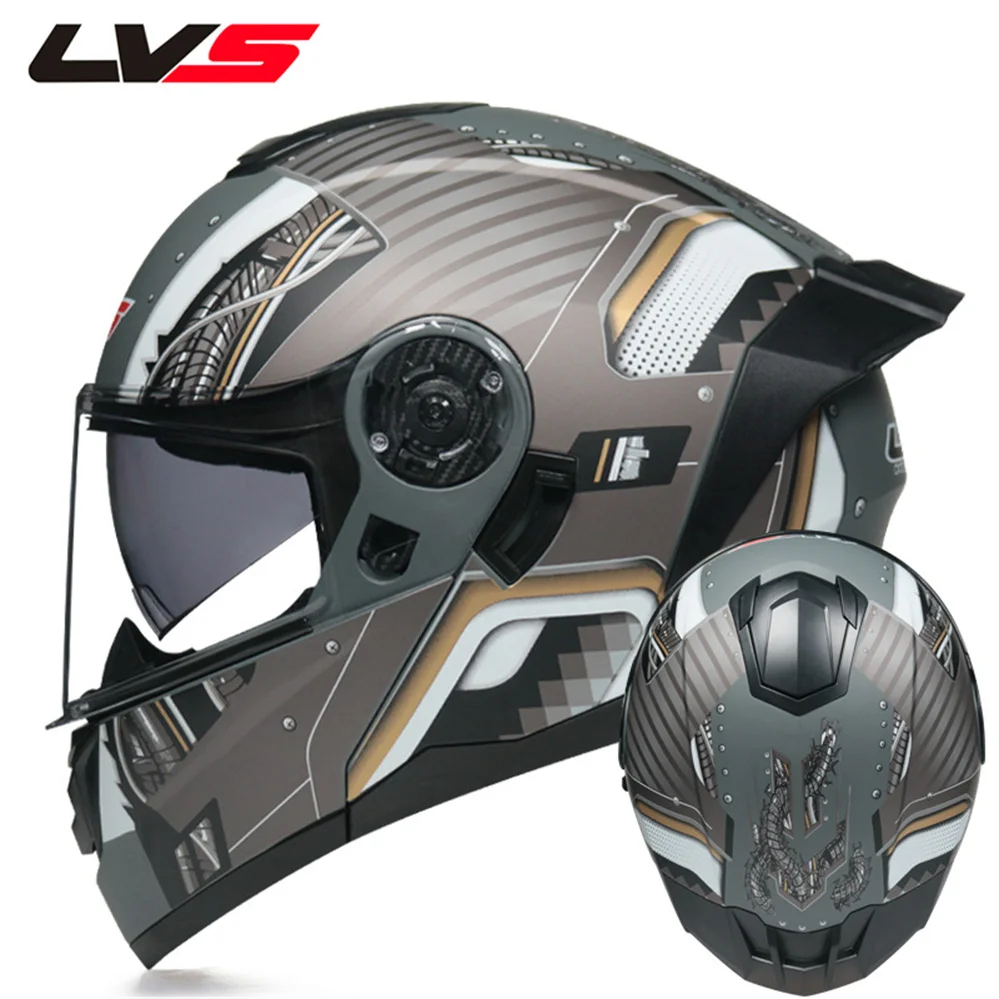 

Modular Filp up Motorcycle Helmet Full Face Racing Scooter Casco Moto Capacetes De Motociclista Dual Visors DOT ECE Approved