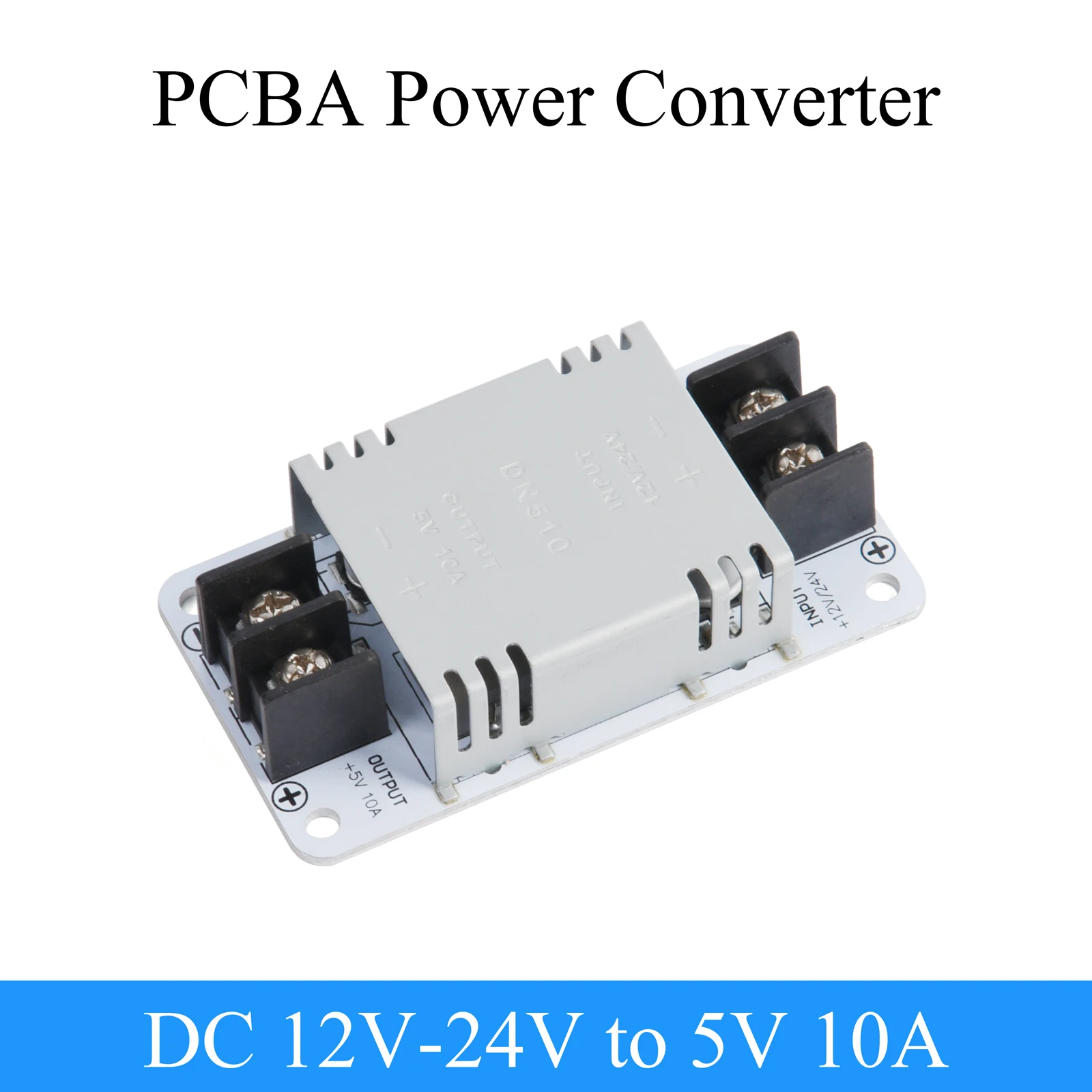 DC Power Converter 12V-24V to 5V 10A 50W PCBA Module Auto Buck Regulator Step Down Voltage Supply For Car Accumulator