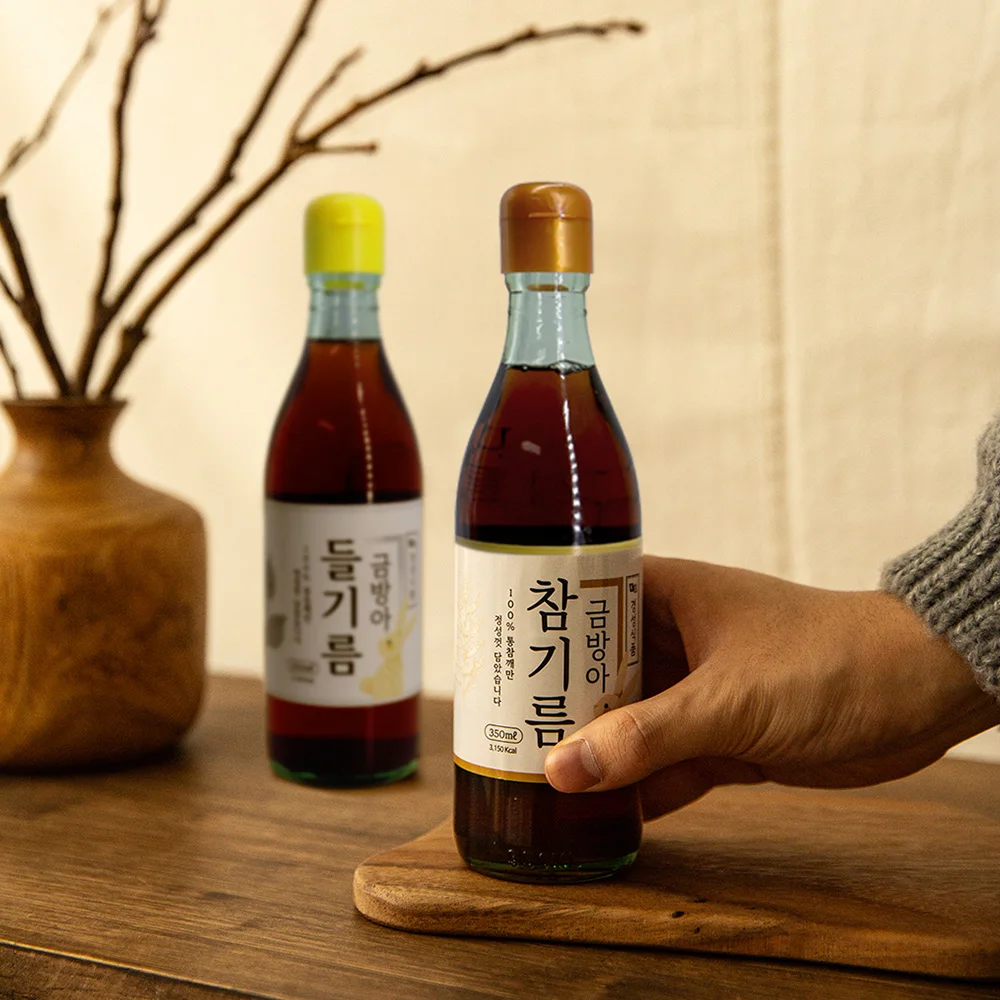 زيت السمسم النقي والأصيل بنسبة 100%، زيت السمسم المذيع 350 مل + زيت السمسم بالكامل 100%، زيت السمسم 350 مل #2