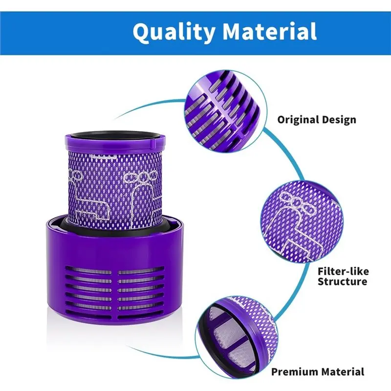 A83G-Rear Filter Replacement Cordless Vacuum Cleaner Washable Post Filter Home Cleaning Accessories