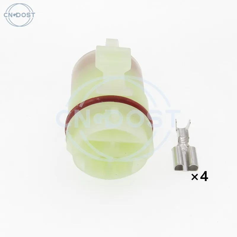 1 Set 4 Way 6.3mm Automotive Automobile Housing Socket AC Assembly Auto Wire Cable Connector