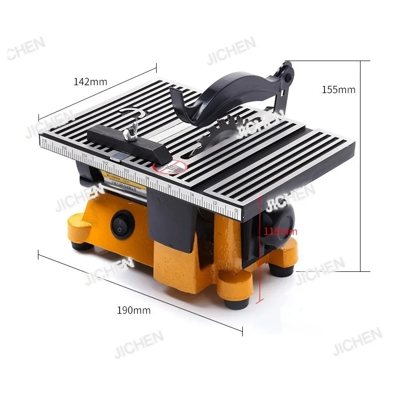 Mini-Tischkreissäge, 4500 U/min, Holz, Stein, Metall, Glas, Schneidemaschine, tragbare Holz-Kreissäge für DIY-Projekte, NEU