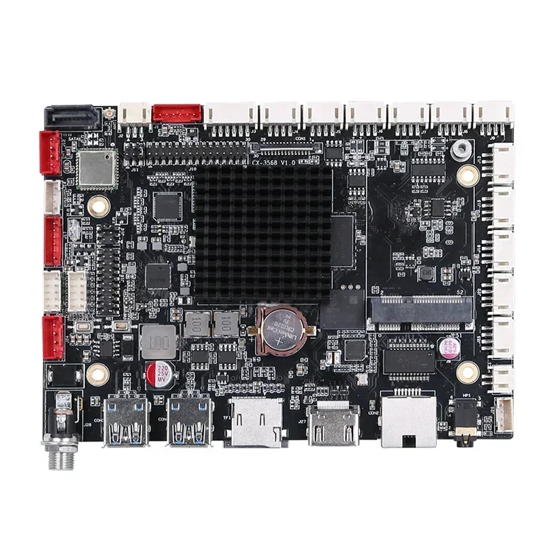 2026 industrial grade cpu mainboard  2.0GHZ 140*100mm RK3568 DDR4 HD 4k display LVDS small industrial motherboard