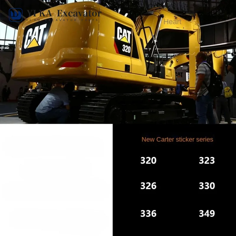 

For New Caterpillar Intelligent Excavator Body Side Door Sticker 307/308/320/323/326/329/345/349