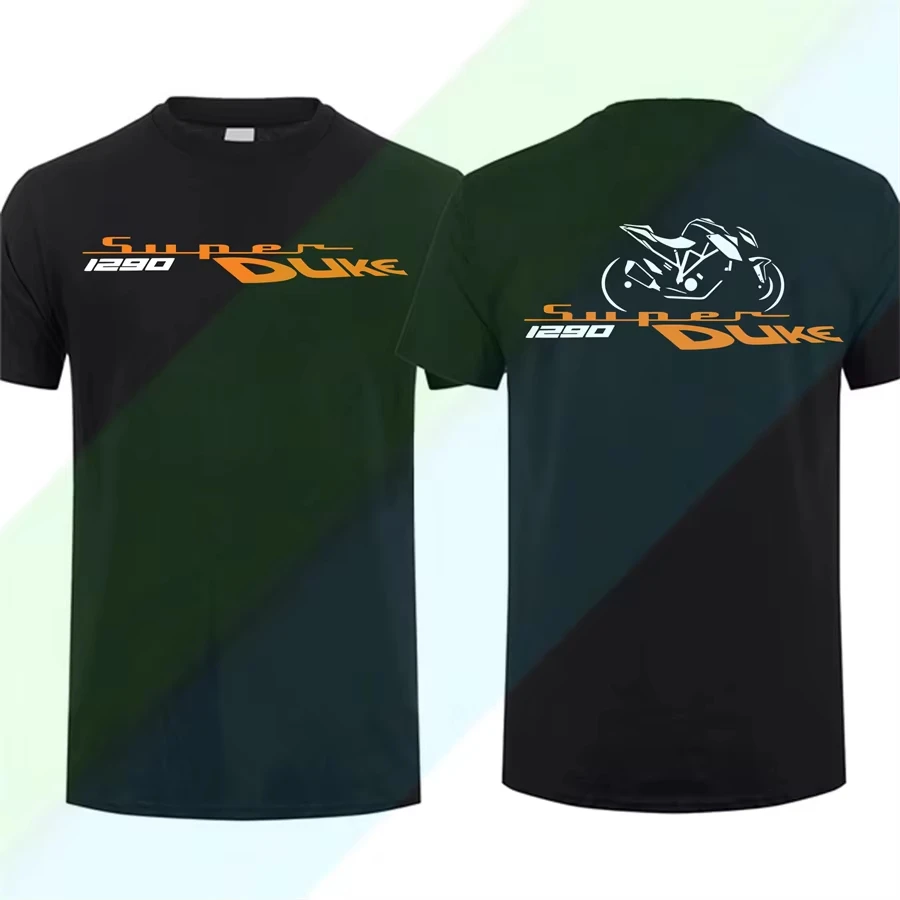 

2024 Men's T-shirt Motorcycle SuperDuke 1290 T Enthusiast Pattern Summer Short Sleeved 100% Cotton S-3XL Cool