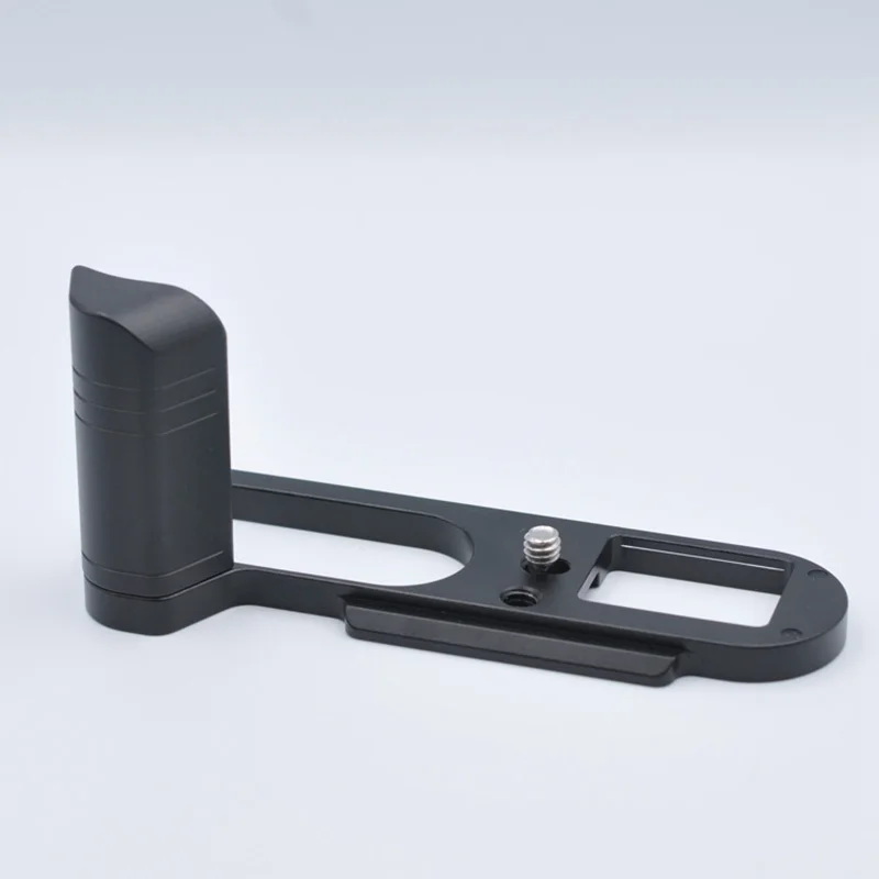 Hot sale Quick Release Plate,Anti Slip Aluminum Alloy Holder Hand Grip for Q2 Camera L Bracket Black