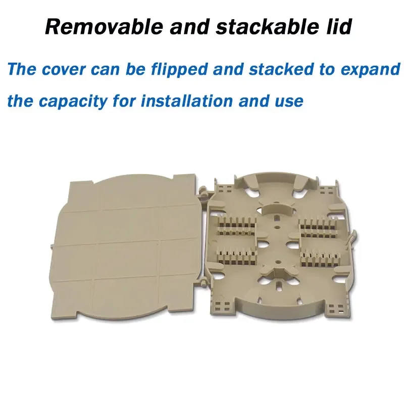 1Pcs 24 Core Fiber Optic Splice Box ABS 24-core Integrated Odf Splice Box 2PCS 5PCS 10PCS Splice Tray Fiber Optic Box ABS Materi